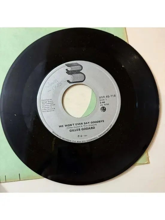 Gilles Godard - We won't ever say Goodbye 45rpm VG+ R23 - Picture 1 of 2